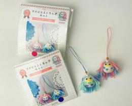 羊毛フェルト　アマビエストラップキット